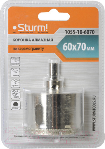 Изображение товара Коронка Sturm! 1055-10-6070