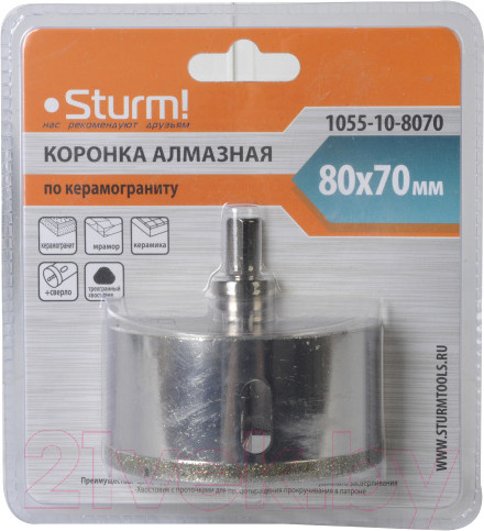 Изображение товара Коронка Sturm! 1055-10-8070