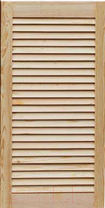 Изображение товара Дверца жалюзийная Меленки лес 20x394x715мм (сорт А, хвоя)