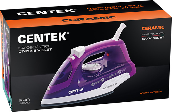 Изображение товара Утюг Centek CT-2348 (фиолетовый)