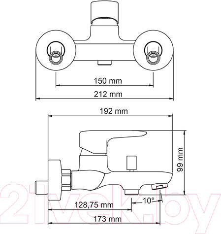 Изображение товара Смеситель Wasserkraft Vils 5601