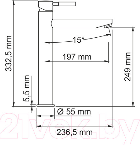 Изображение товара Смеситель Wasserkraft Main 4103H