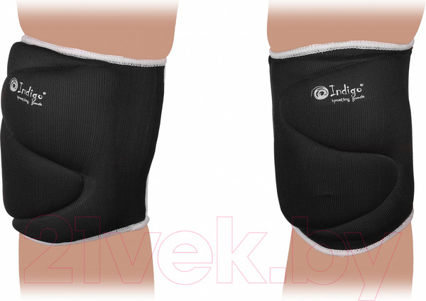 Изображение товара Наколенники защитные Indigo Sport 208-ТSE (XS, черный)