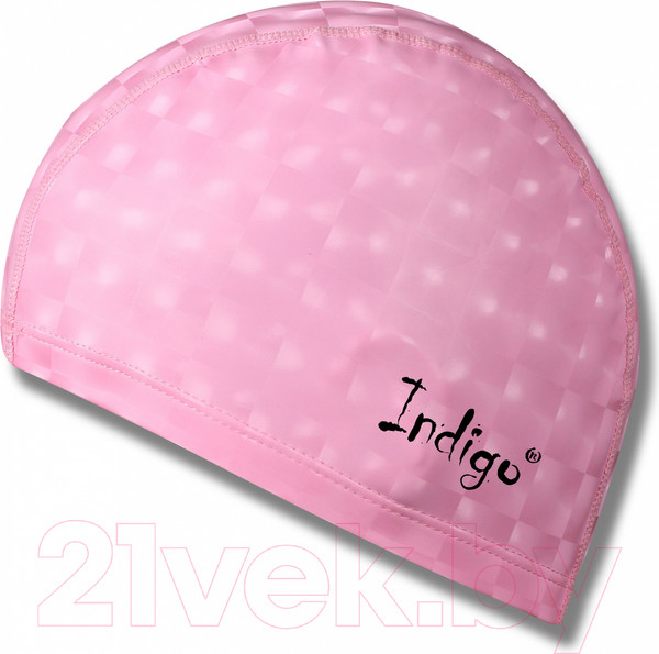Изображение товара Шапочка для плавания Indigo Sport 3D IN047 (розовый)