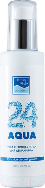 Изображение товара Пенка для снятия макияжа Beauty Style Аква 24 Увлажняющая (200мл)