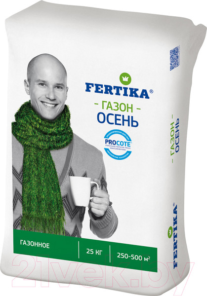 Изображение товара Удобрение Fertika Газонное. Осень (25кг)