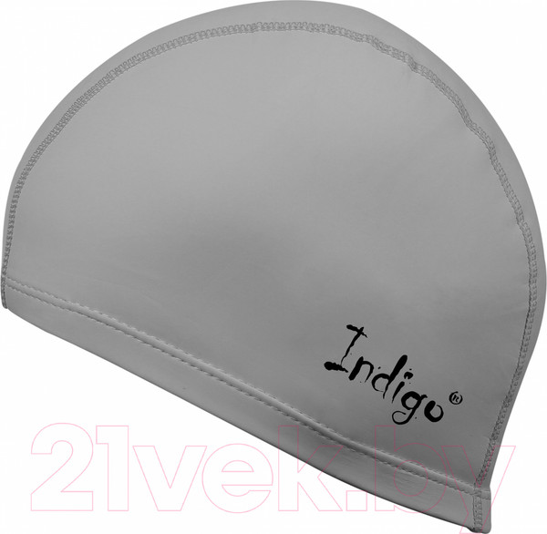 Изображение товара Шапочка для плавания Indigo Sport IN048 (серый металлик)