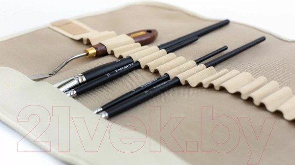 Изображение товара Пенал Малевичъ Для кистей / 195007 (бежевый)