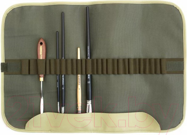 Изображение товара Пенал Малевичъ Для кистей / 195008 (оливковый)