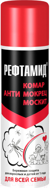 Изображение товара Спрей от насекомых Рефтамид 5-03.07.027.15 (145мл)