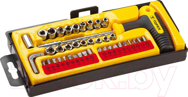 Изображение товара Набор головок, бит Topex 39D369