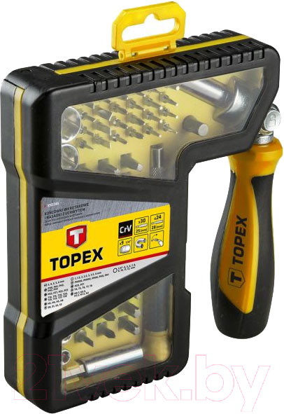 Изображение товара Набор головок, бит Topex 39D346