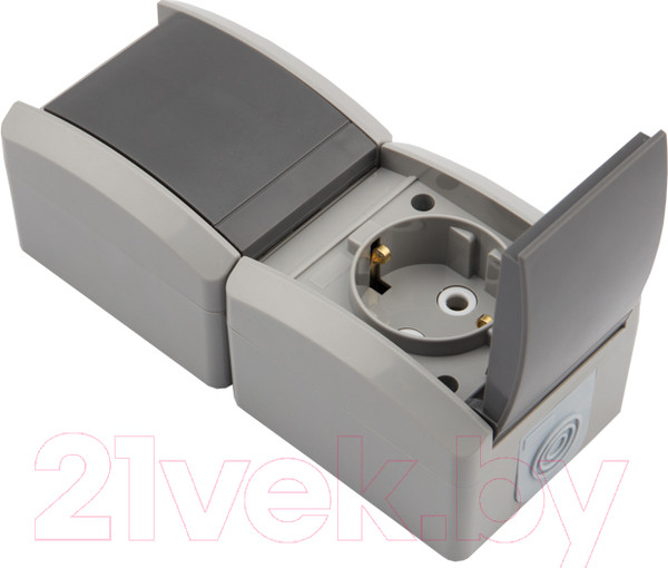 Изображение товара Розетка Kranz Industrial KR-78-0616 (серый)