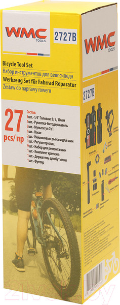 Изображение товара Набор инструментов для велосипеда WMC Tools 2727B (49890)