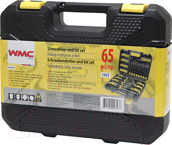 Изображение товара Набор отверток WMC Tools 1065 (49812)
