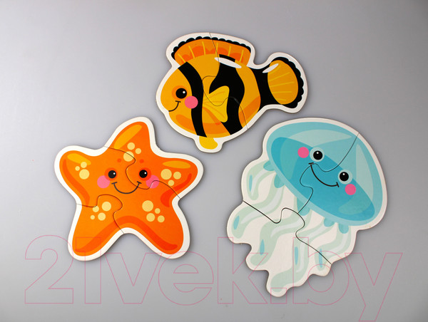 Изображение товара Развивающая игра Baby Toys Обитатели моря / 04119