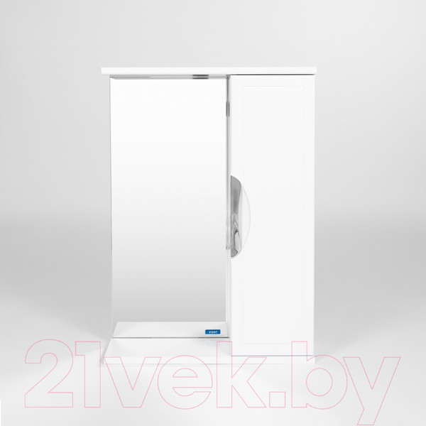 Изображение товара Шкаф с зеркалом для ванной Viant Лима 50 / VLIM50-ZSH