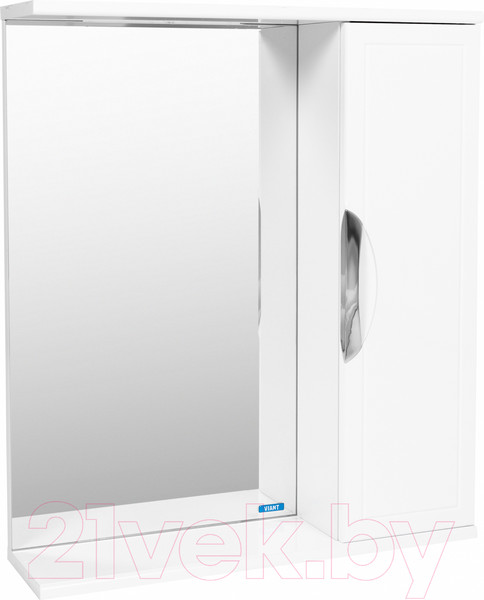 Изображение товара Шкаф с зеркалом для ванной Viant Лима 60 / VLIM60-ZSH