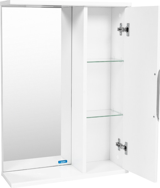 Изображение товара Шкаф с зеркалом для ванной Viant Лима 60 / VLIM60-ZSH