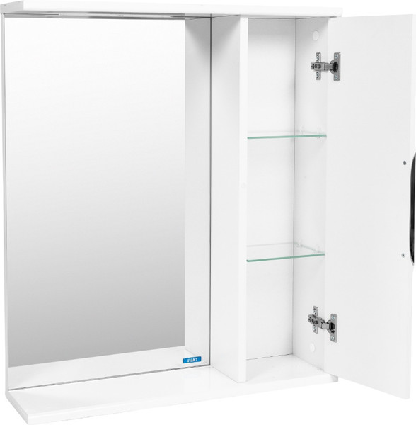 Изображение товара Шкаф с зеркалом для ванной Viant Лима 70 / VLIM70-ZSH