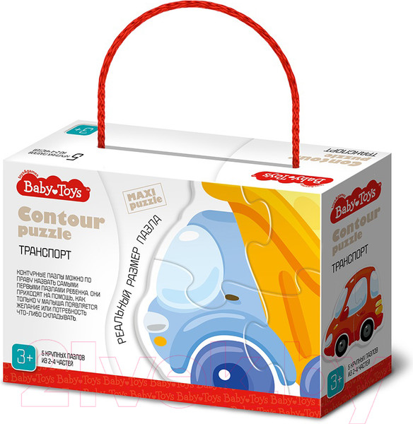 Изображение товара Набор пазлов Baby Toys Транспорт / 04118