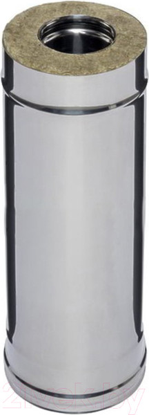 Изображение товара Труба вытяжная Ferrum 0.5м 430/0.5мм Ф80x160 / f3916