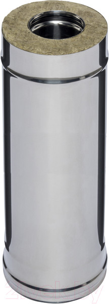 Изображение товара Труба вытяжная Ferrum 0.5м 430/0.8мм Ф130x200 / f3934