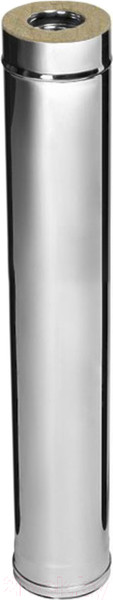 Изображение товара Труба вытяжная Ferrum 1.0м 430/0.8мм Ф150x210 / f4035
