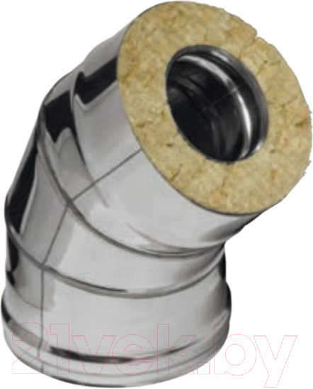 Изображение товара Поворот дымохода Ferrum 135° 430/0.8мм Ф120x200 / f4133