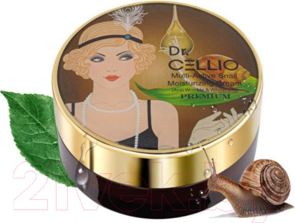 Изображение товара Крем для лица Dr. Cellio Multi Active Snail Moisturizing Cream (100мл)