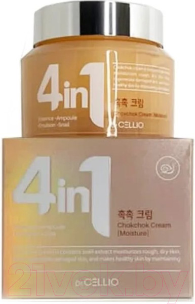 Изображение товара Крем для лица Dr. Cellio Dr.G50 4 IN 1 Chokchok Cream Snail (70мл)