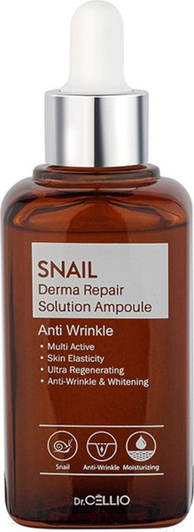 Изображение товара Сыворотка для лица Dr. Cellio Snail Derma Repair Solution Ampoule (50мл)