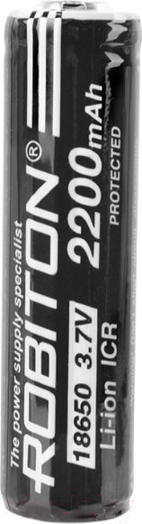 Изображение товара Аккумулятор Robiton 18650-2200 PK1 / 13487