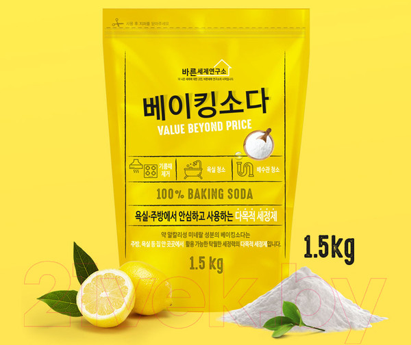 Изображение товара Универсальное чистящее средство Mukunghwa Good Detergent Laboratory Baking Soda (1.5кг)