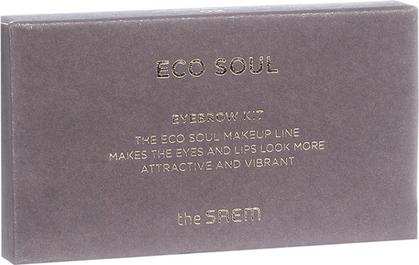 Изображение товара Тени для бровей The Saem Eco Soul Eyebrow Kit тон 02 Gray Brown (5г)