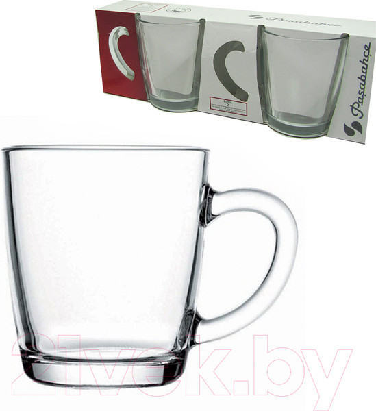 Изображение товара Набор кружек Pasabahce Бейзик / 55531 1065757 (2шт)