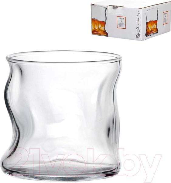 Изображение товара Набор стаканов Pasabahce Аморф / 420224/1113907 (4шт)