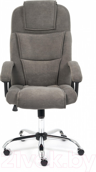 Изображение товара Кресло офисное Tetchair Bergamo флок (хром/серый 29)