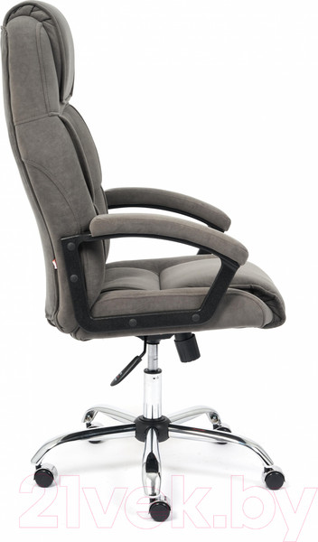 Изображение товара Кресло офисное Tetchair Bergamo флок (хром/серый 29)