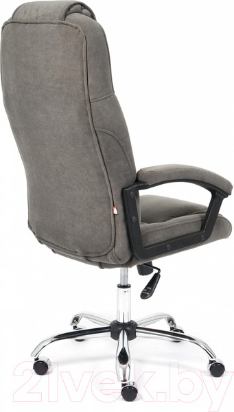 Изображение товара Кресло офисное Tetchair Bergamo флок (хром/серый 29)