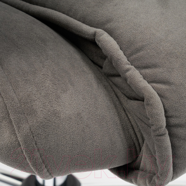 Изображение товара Кресло офисное Tetchair Bergamo флок (хром/серый 29)