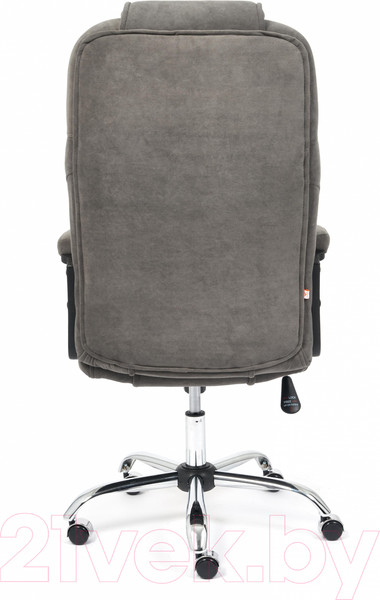 Изображение товара Кресло офисное Tetchair Bergamo флок (хром/серый 29)