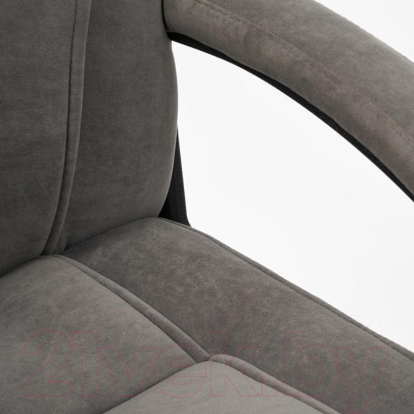 Изображение товара Кресло офисное Tetchair Bergamo флок (хром/серый 29)