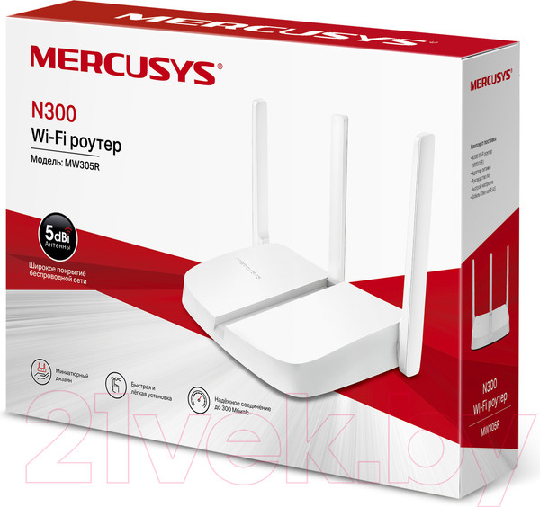 Изображение товара Беспроводной маршрутизатор Mercusys MW305R