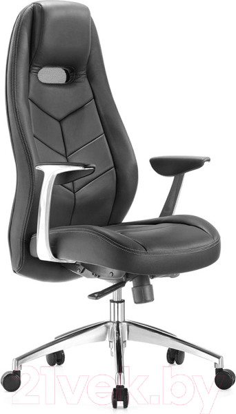 Изображение товара Кресло офисное Бюрократ Zen (кожа черный/алюминий)