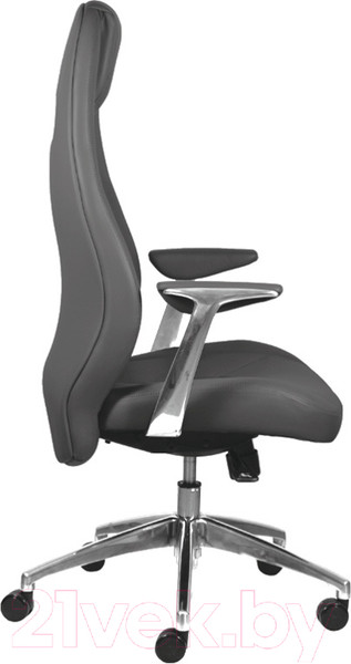 Изображение товара Кресло офисное Бюрократ Zen (кожа черный/алюминий)