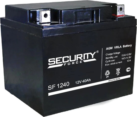 Изображение товара Аккумуляторная батарея Security Force SF 1240