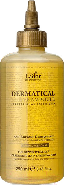 Изображение товара Сыворотка для волос La'dor Dermatical Active Ampoule (250мл)