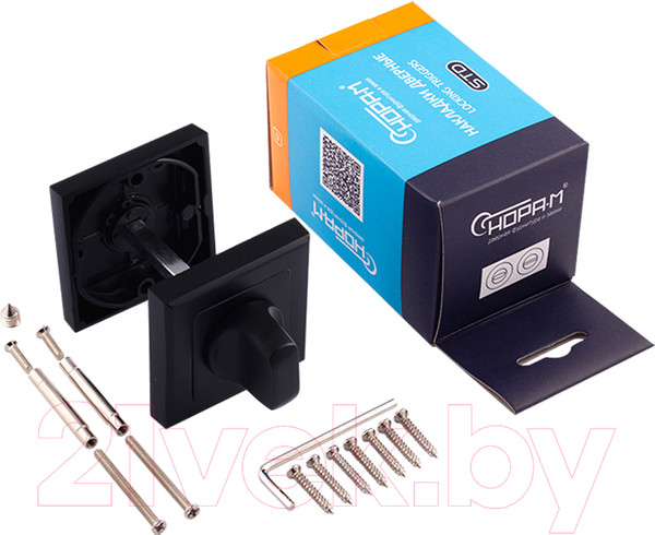 Изображение товара Фиксатор дверной защелки Нора-М НФ-К (черный)