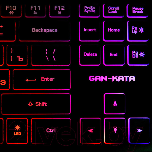 Изображение товара Комплект клавиатура и мышь Dialog KMGK-1707U (черный)